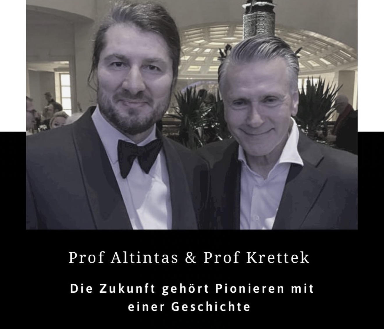 Prof. Altintas und Prof. Krettek auf einer Aufnahme aus dem persönlichen Archiv
