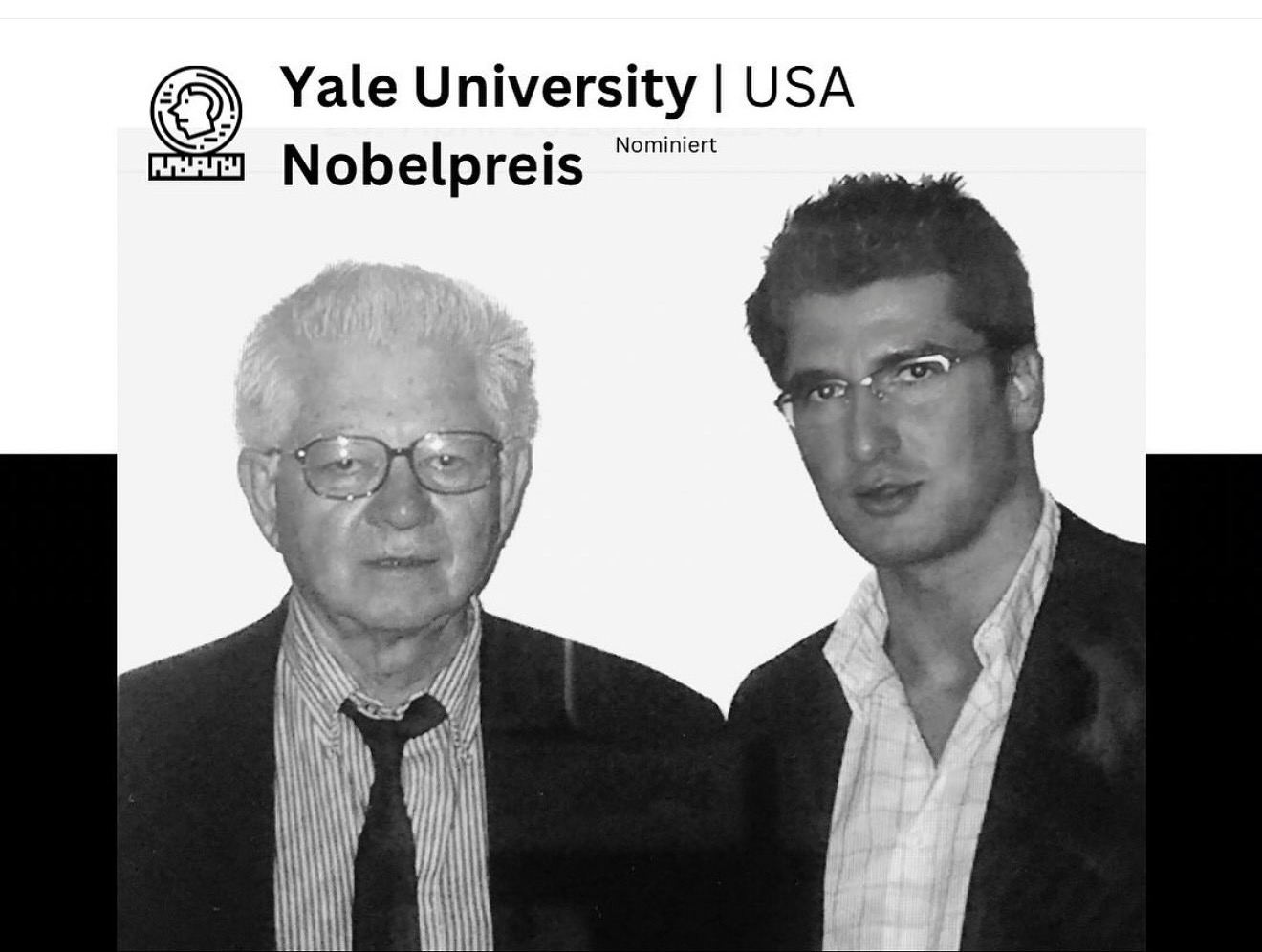 Historische Aufnahme aus dem persönlichen Archiv: Prof. Altintas mit Oktay Sinanoğlu